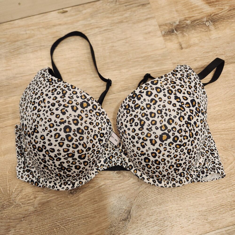 Victoria's Secret Perfect Shape Bra (34C) Leopard Cheetah Spots Padded
